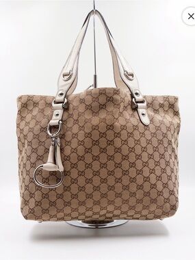 Gucci GG Canvas Icon Bit Tote Bag